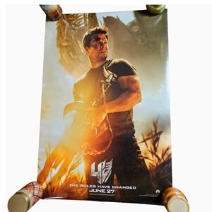 Transformers Age of Extinction 2014 Movie Poster 27x40 Mark Wahlberg‎ D/S